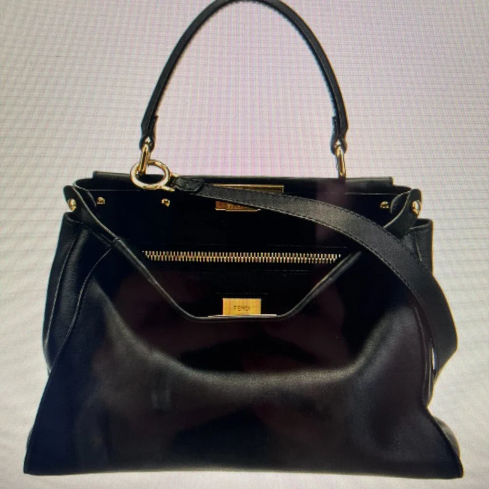 **SOLD** 
Fendi Medium Peekaboo - Gold and Black Hardware - Picture 10 of 11